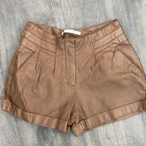 Lauren Conrad faux leather shorts